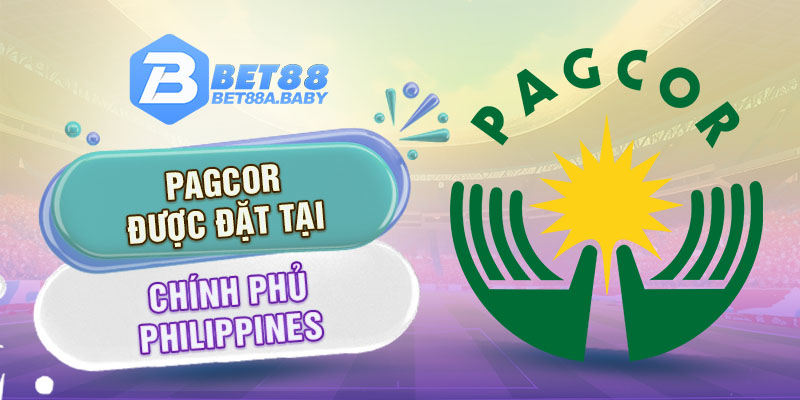 PAGCOR được đặt tại chính phủ Philippines